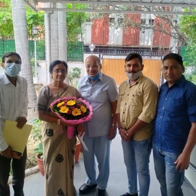 Meeting with Reeta Bahuguna Joshi ji (Member of Parliament & Former Child & Women Development Minister of Uttar Pradesh