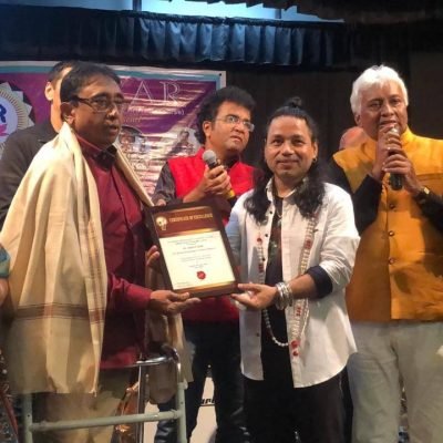 Our Organization_s Trophy & Certificate Distribute by Bollywood Singer Kailash Khair